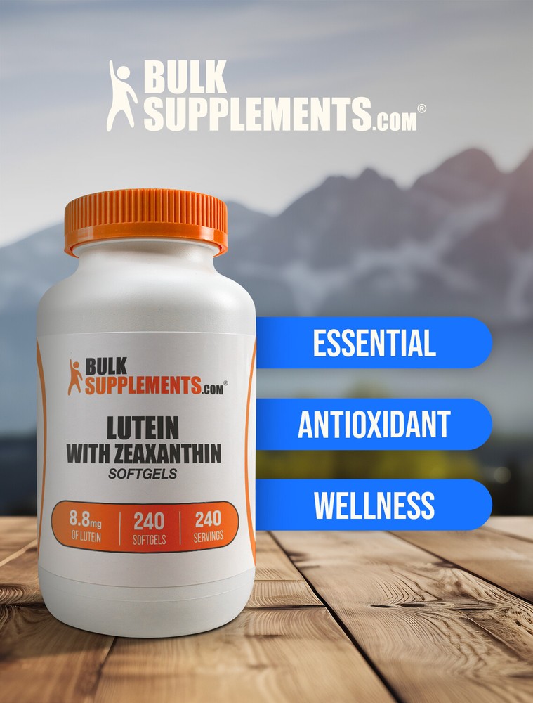 BulkSupplements Lutein with Zeaxanthin Softgels