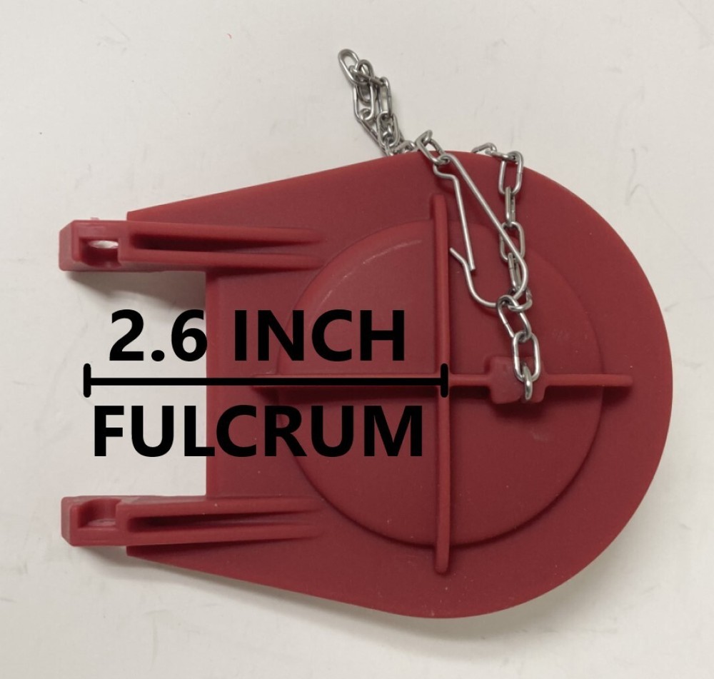Universal Rubber Silicone Flapper  - Only fits a round overflow tube connection