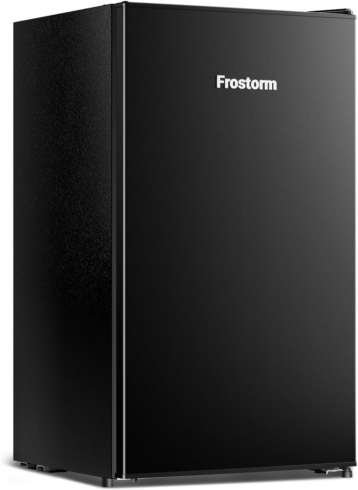 3.2 Cu Ft Mini Fridge with Freezer - Energy Efficient, Large Capacity Single Doo