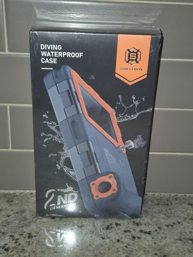 Shellbox Waterproof Diving Case, 2nd Generation 15M Waterproof iPhone/Samsung