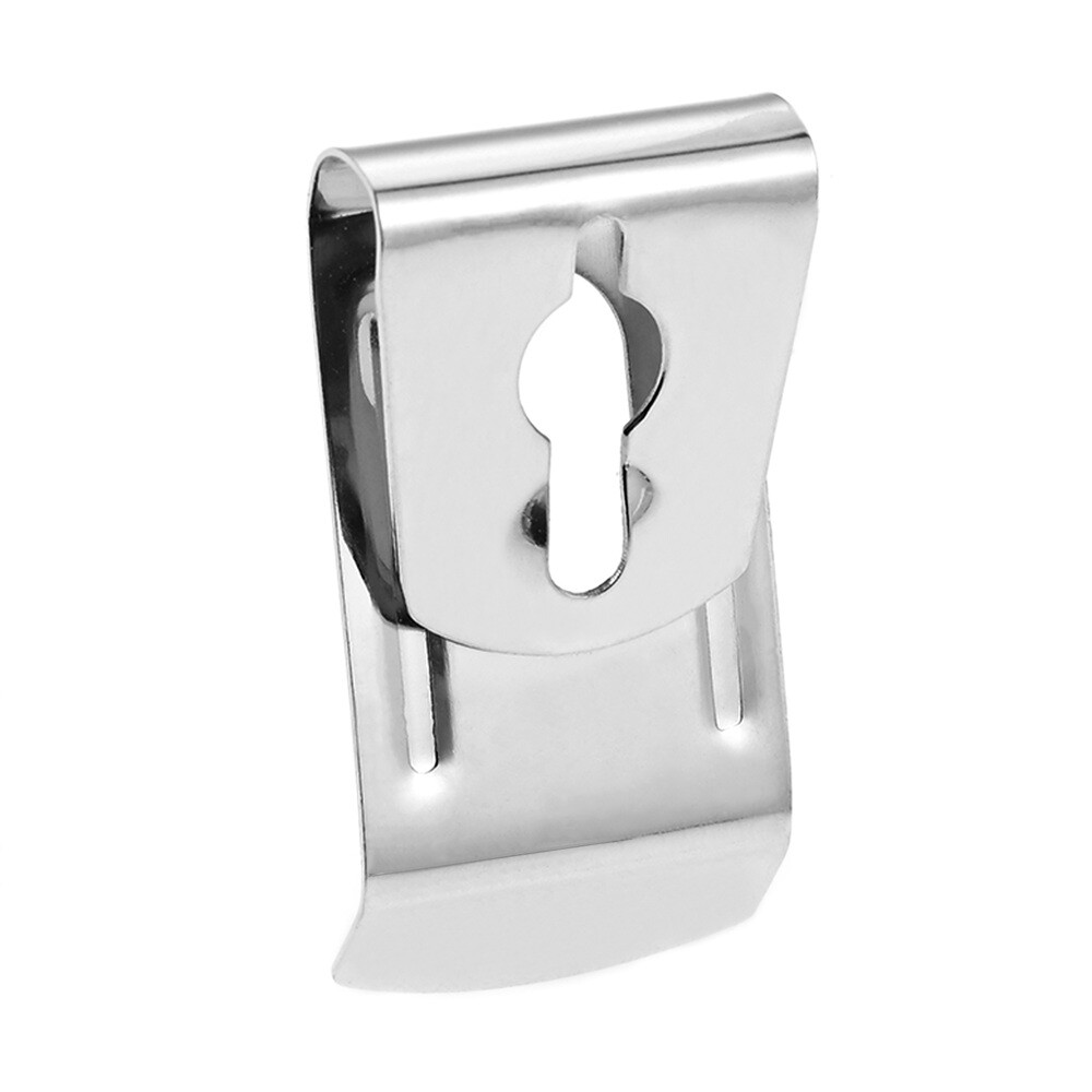 5Pcs 34*18mm Silver Holster Sheath Belt Clip Clasp Spring Buckle Hook Practical