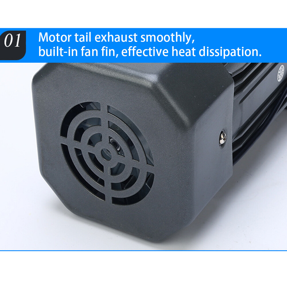 110V 54RPM Gear Box Motor 25K High Torque Reversible Variable Speed Controller