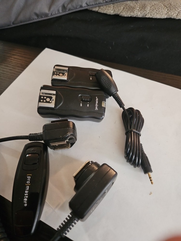 ProMaster Wired Remote Shutter Release Lot
