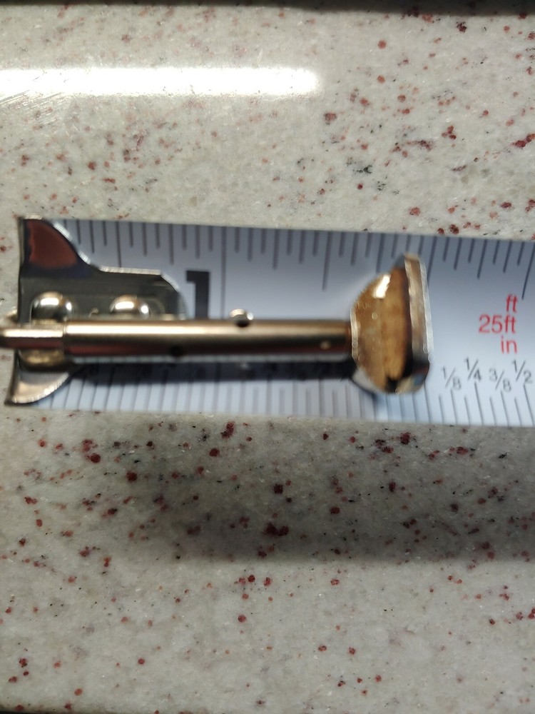 Split Single Mandolin Armrest Hardware Polished Chrome or Gold