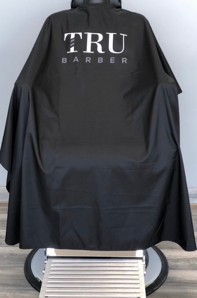 Barber Cape,TruBarber Cape, ProSalon Barber,Snap Closure,Black Cape BUNDLE