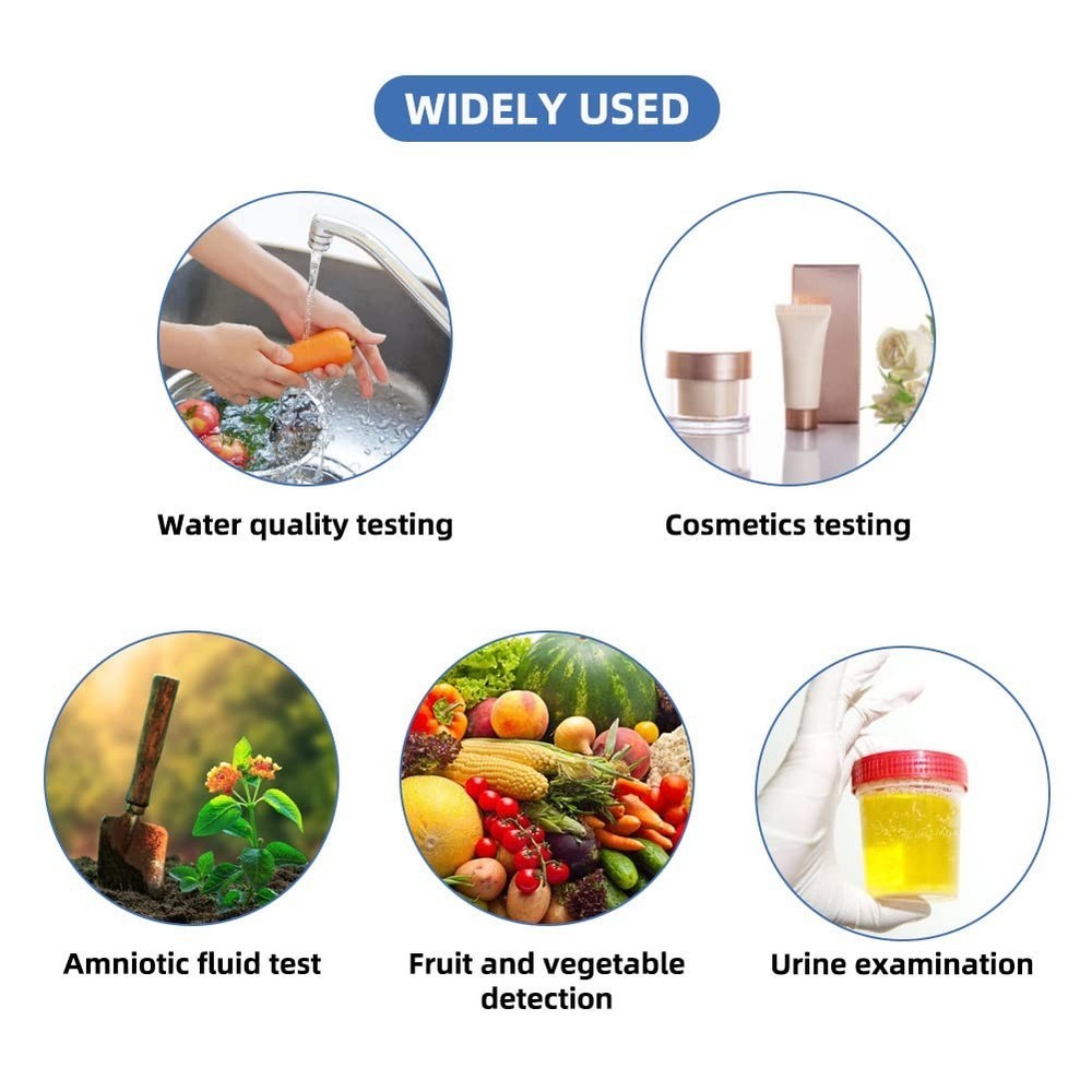 Versatile pH Strips - 1-14 Range for Teaching, Water, and Soil Tests