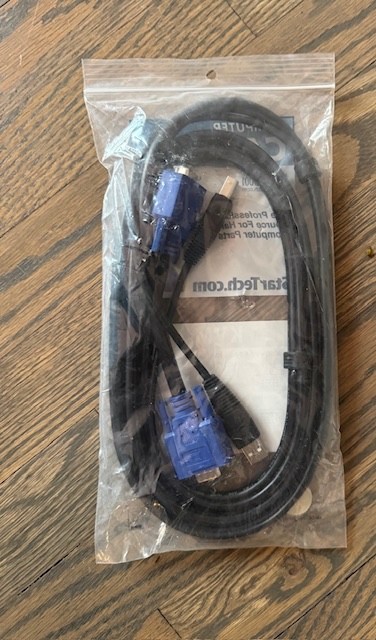 6 ft. USB+VGA 2-in-1 KVM Switch Cable Model SVUSB2N1_6