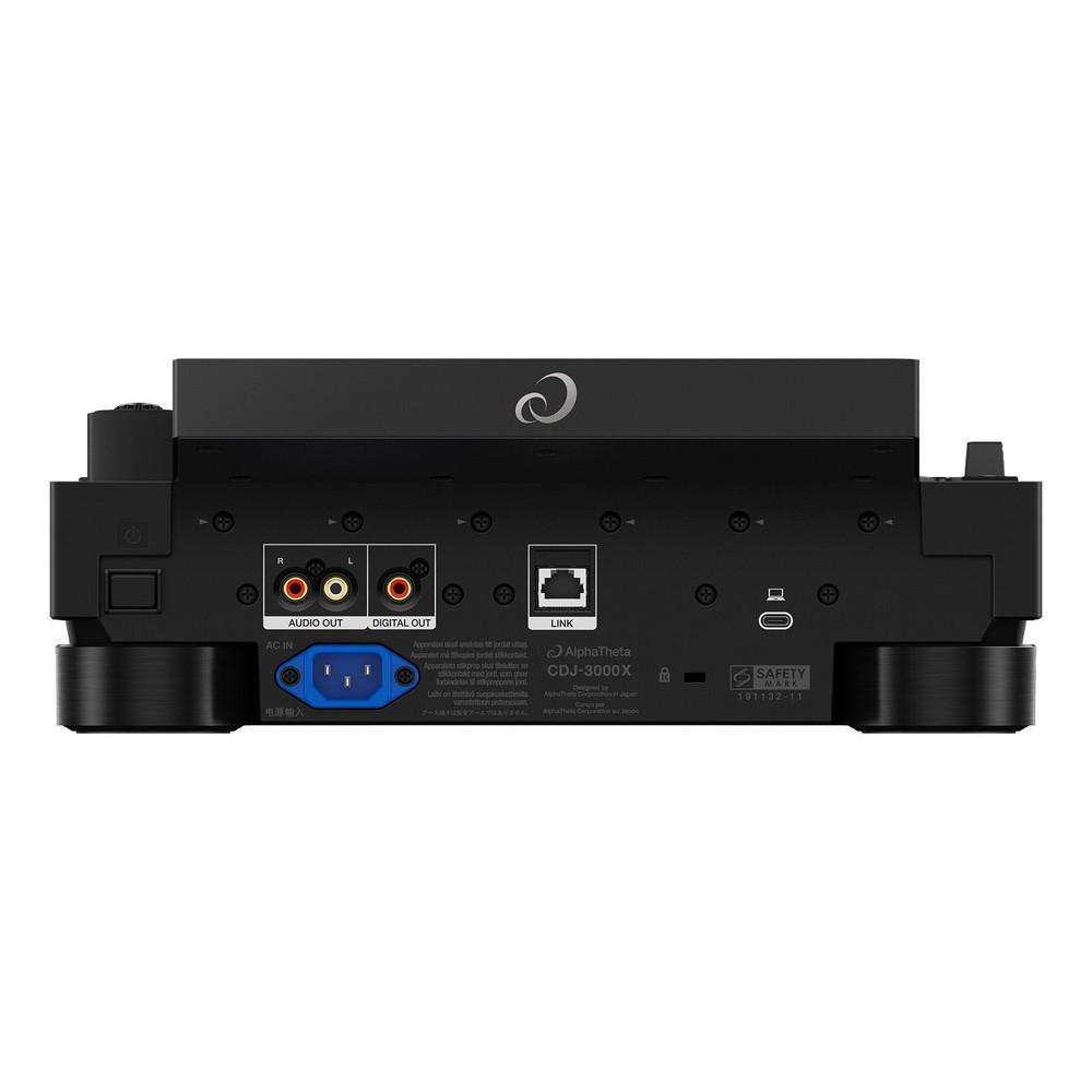 AlphaTheta CDJ-3000X DJ Player 2-Pack with XS-CDX Flight Cases Package