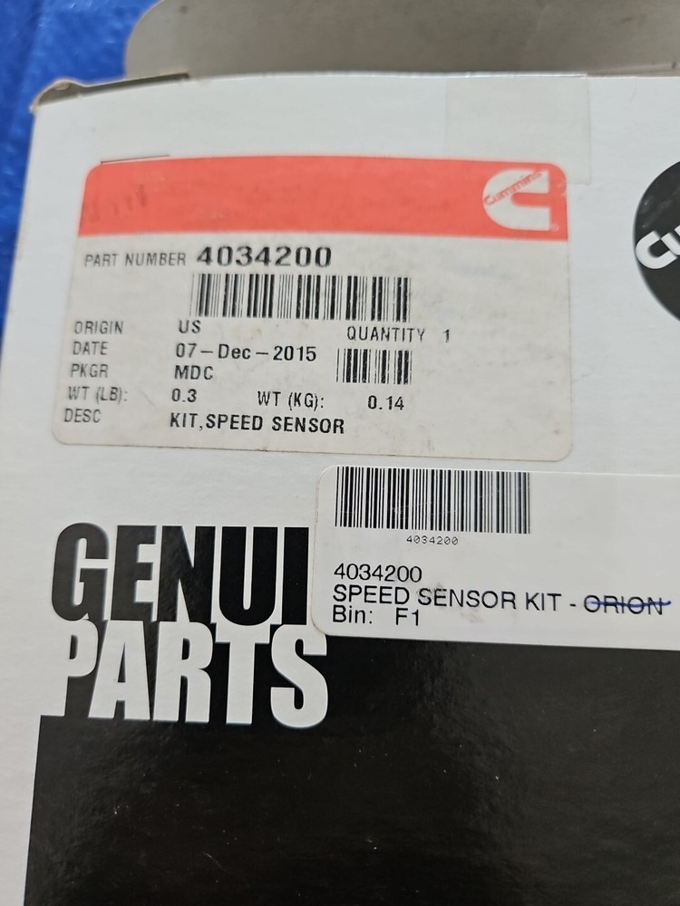 Genuine Cummins 4034200 Speed Sensor Kit