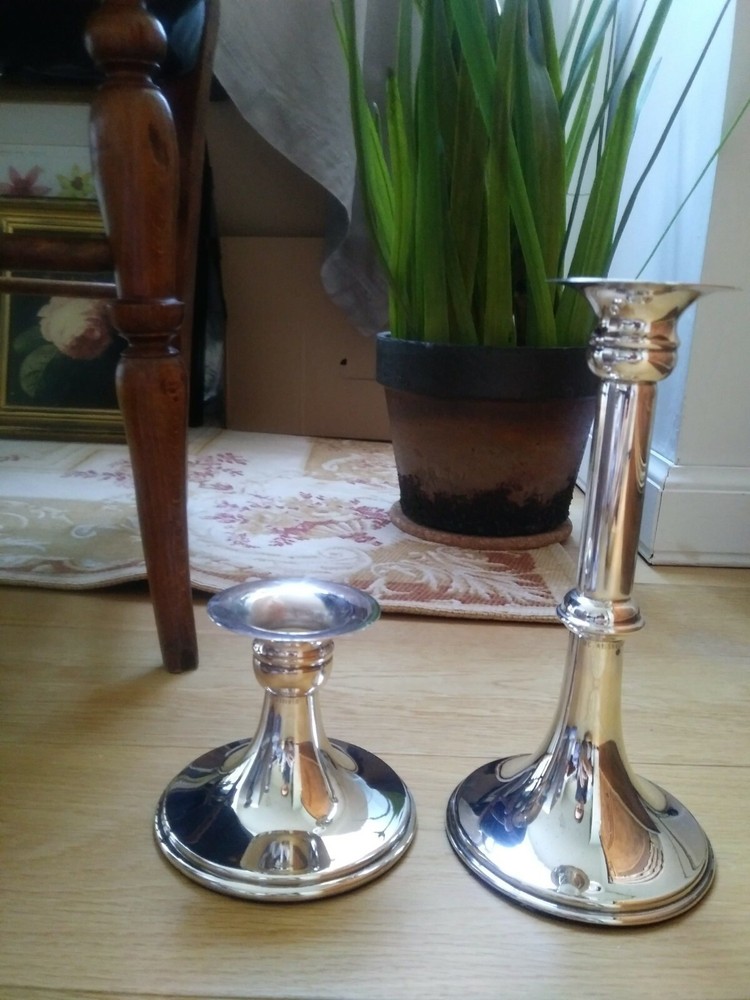 Silver Candle Holder