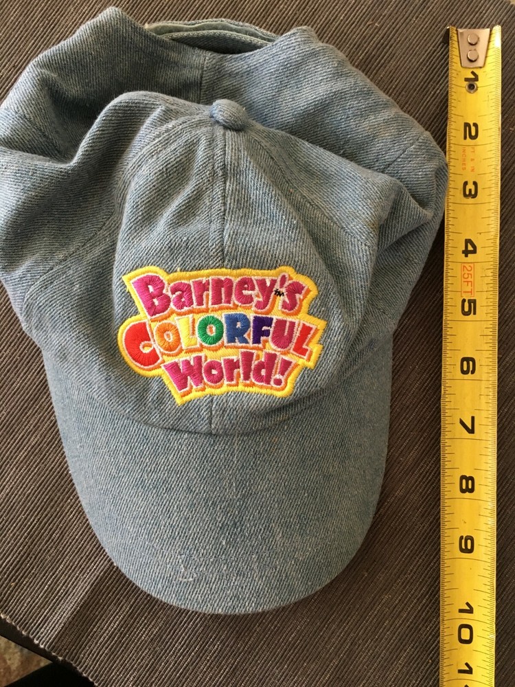 Barney's Colorful World 2003 denim baseball hat