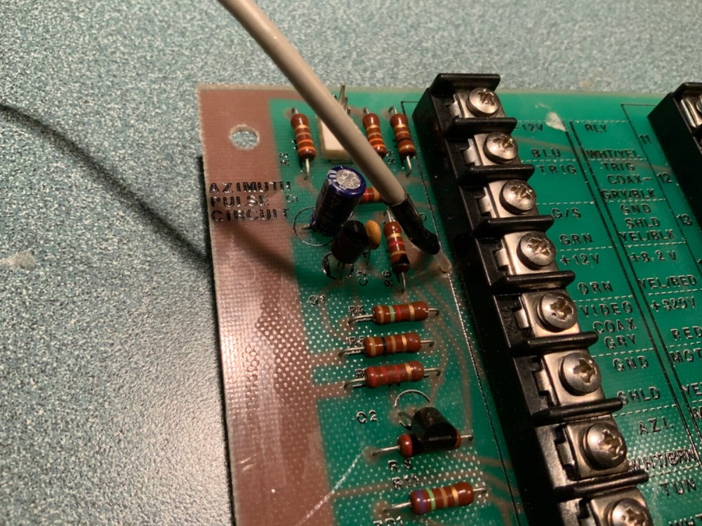 VINTAGE KODEN "AZIMUTH PULSE CIRCUIT" BOARD - MARINE RADAR