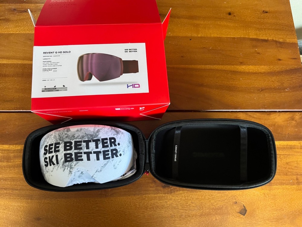 Atomic Revent Q Goggles Maroon - New