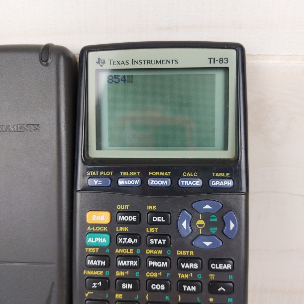 TI-83 Handheld Texas Instruments Graphing Calculator Tested, Working