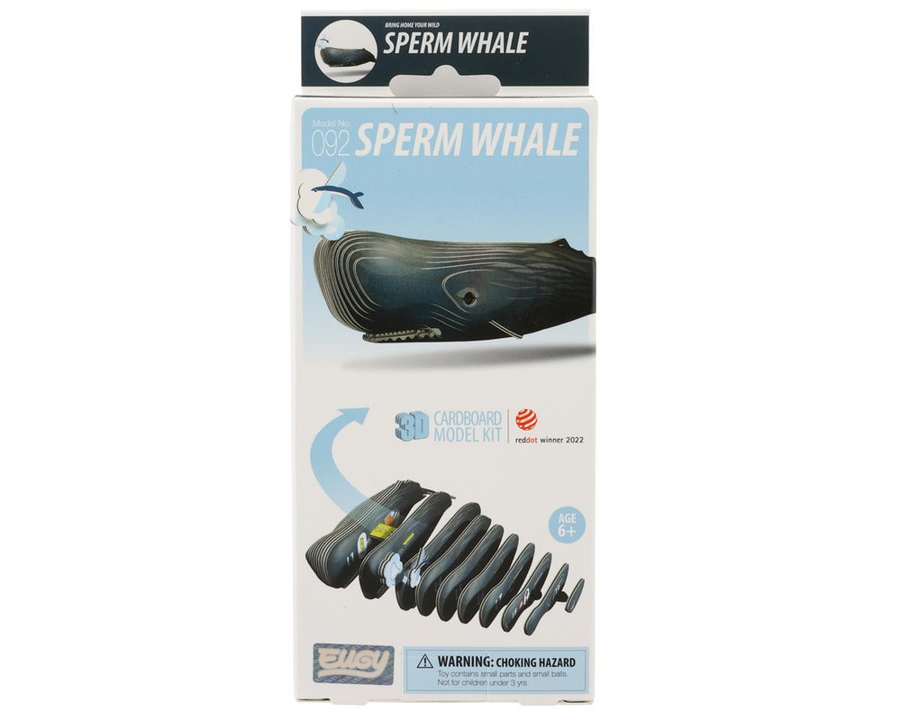 Safari EUGY Sperm Whale 3D Model Kit [SAF105673]