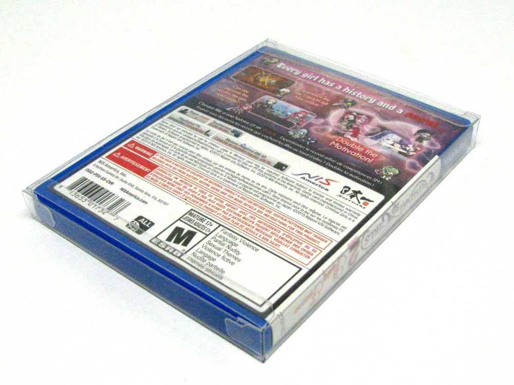 10X SONY PS VITA CIB GAME - CLEAR PLASTIC PROTECTIVE BOX PROTECTOR SLEEVE CASE