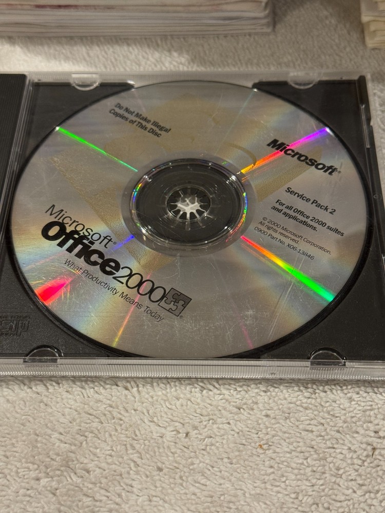 Microsoft Office 2000 Service Pack 2 - CD IN GOOD CONDITION!!!