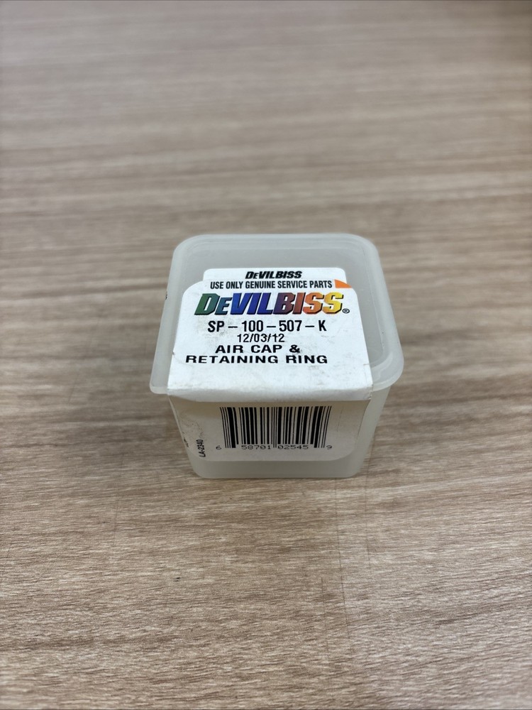 DeVilbiss- SP-100-507-K AIR CAP & Retaining Ring OEM Genuine