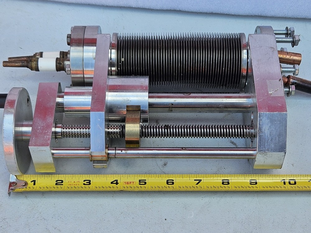 UHV Linear Motion Feedthrough Assembly w/ Bellows, Electrical & Fluid Feedthroug