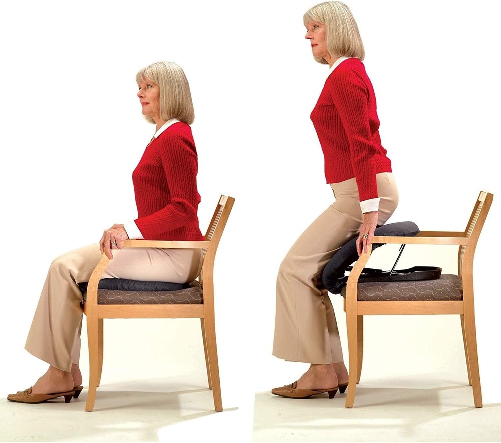 Upeasy Lift Assist Plus - Portable Self-Powered Cushion, 340 lbs Support