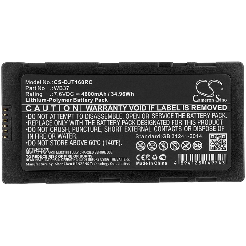 Battery for DJI Cendence Remote Controller,Cendence Remote Controller GL8,WB37