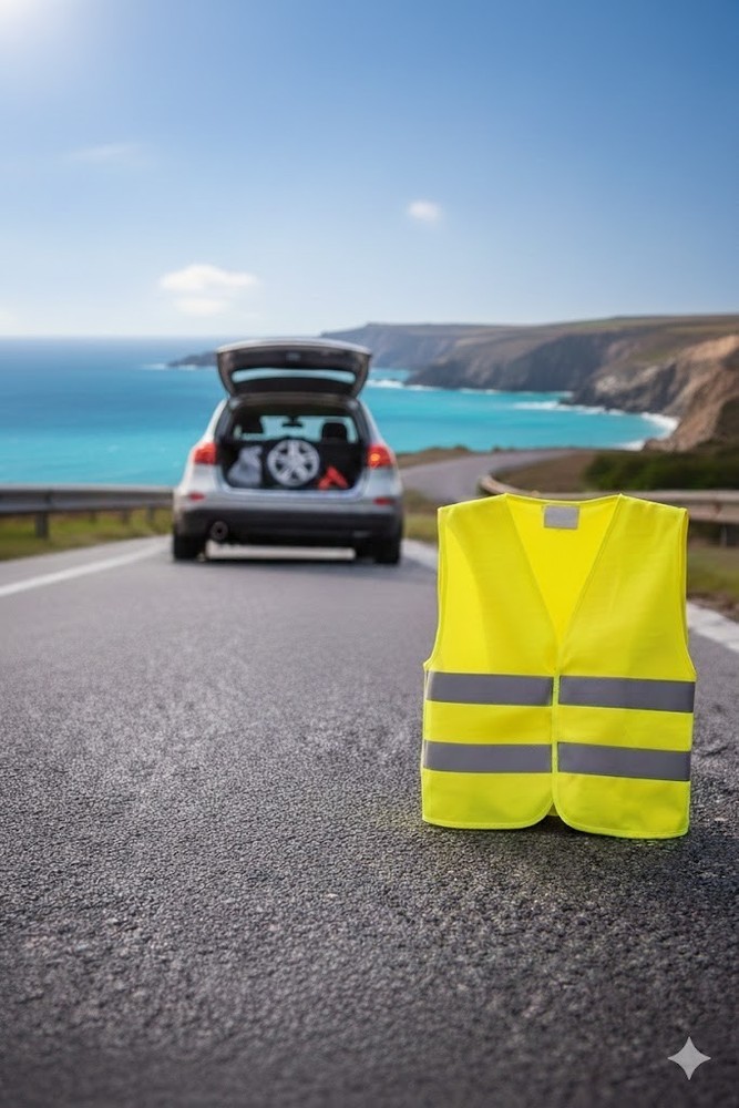 Reflective Emergency High Visibility Vest Jacket For Car