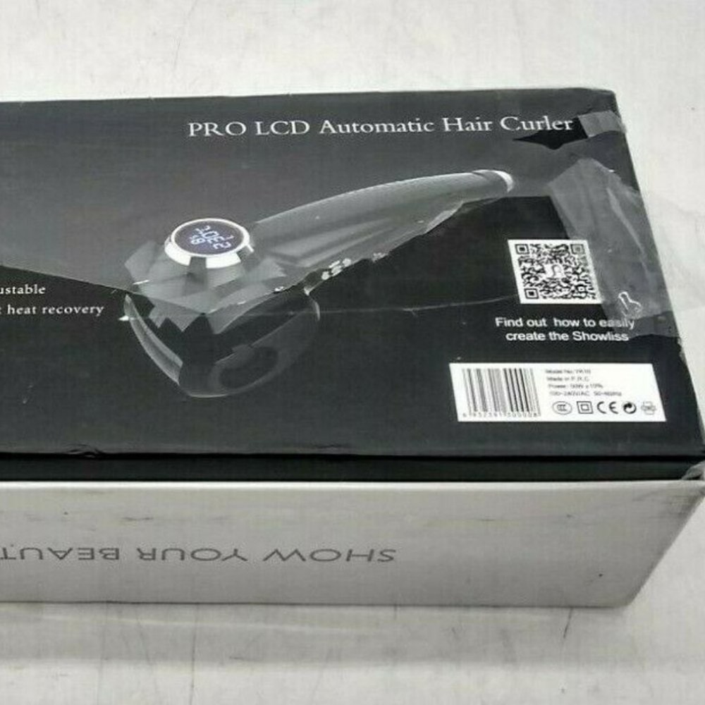 NEW SHOWLISS PRO LCD AUTOMATIC CURLER CERAMIC