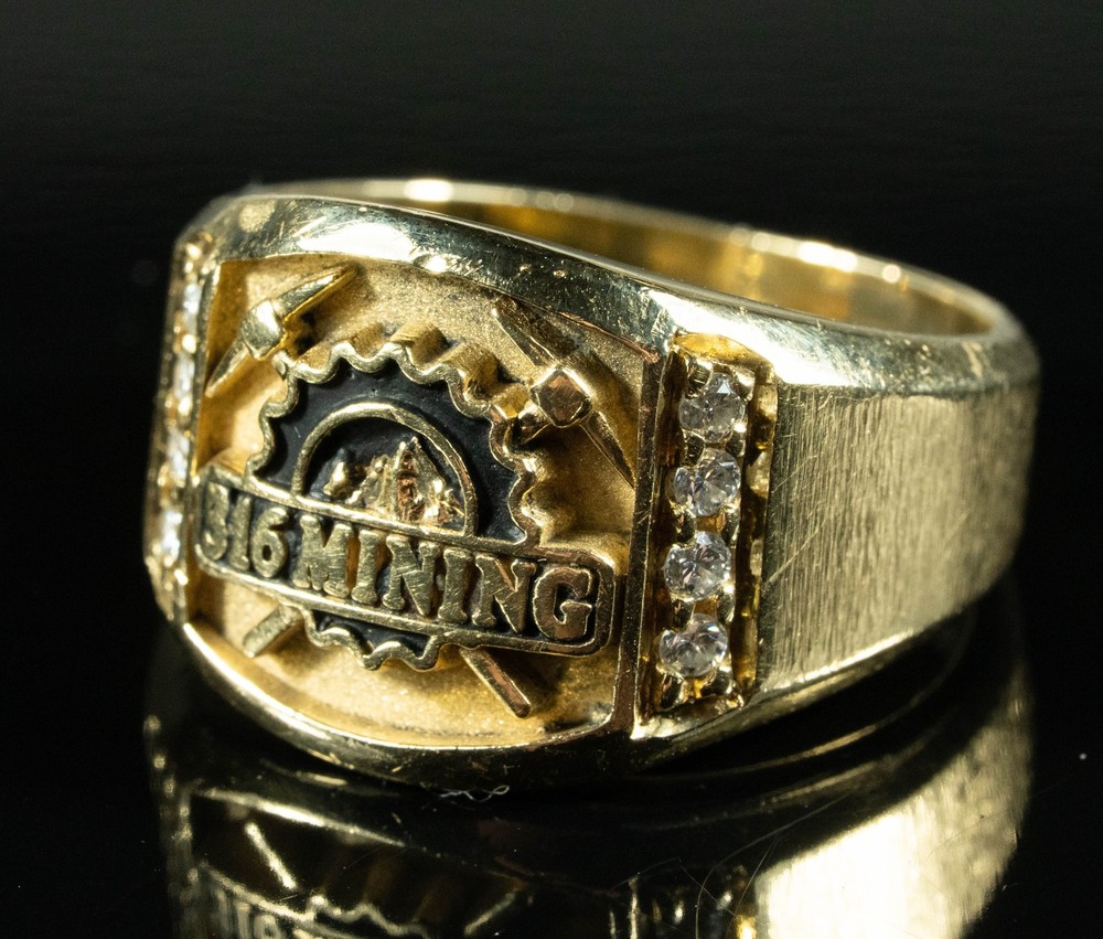 316 Mining Heritage Ring- Solid Gold Collector's Edition