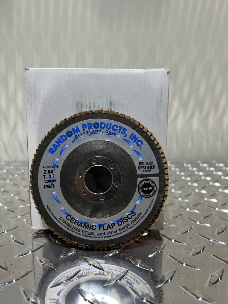 Ceramic Sanding Disk 80 Grit 4-1/2 x 7/8 (10 pack)