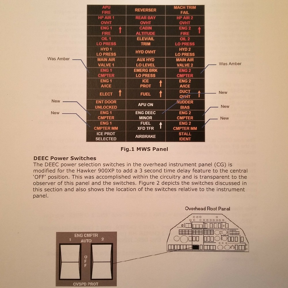 Hawker 900XP Introduction & Differences from the 800XP Booklet