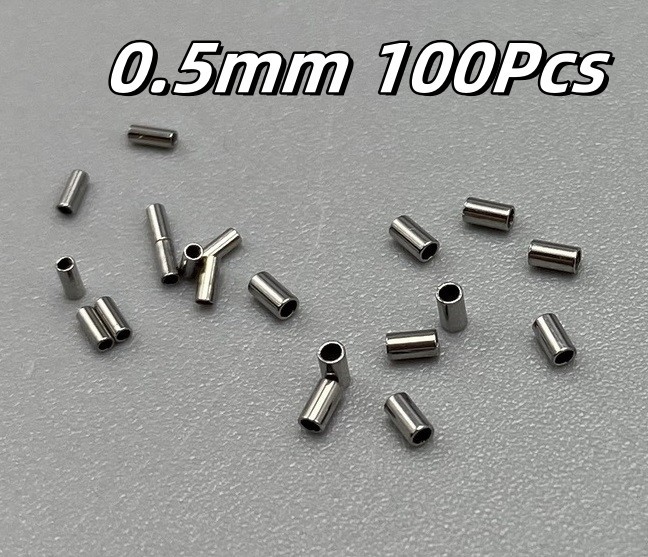 100Pcs Dental Orthodontic Crimpable Hook Stop tube Mini Stops Bracket Stopper