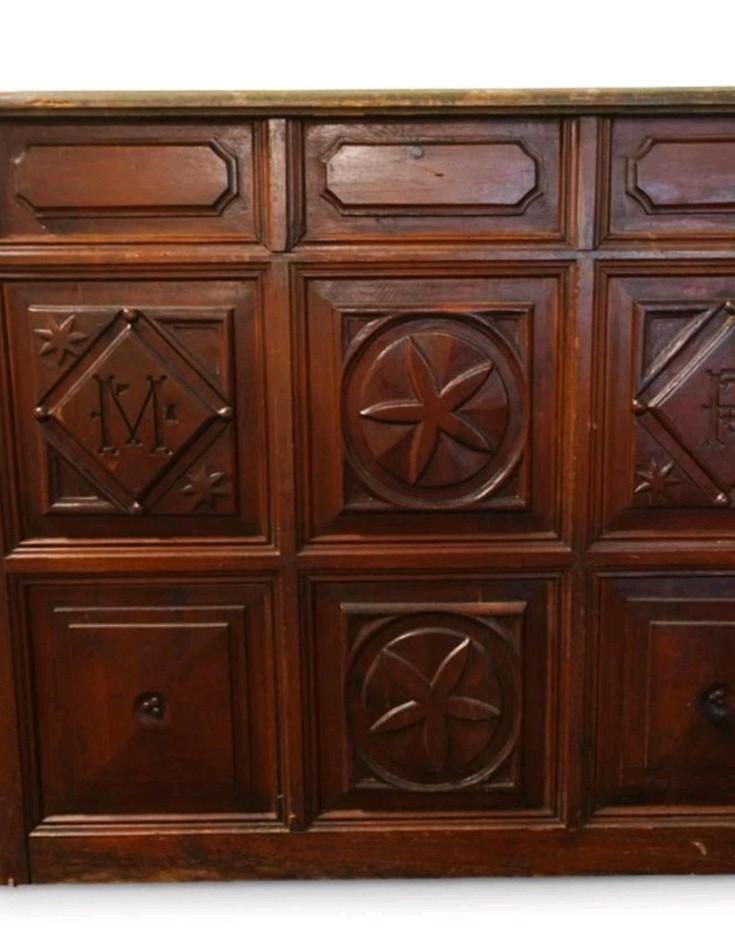 19th Century Old Revival Hotel Desk