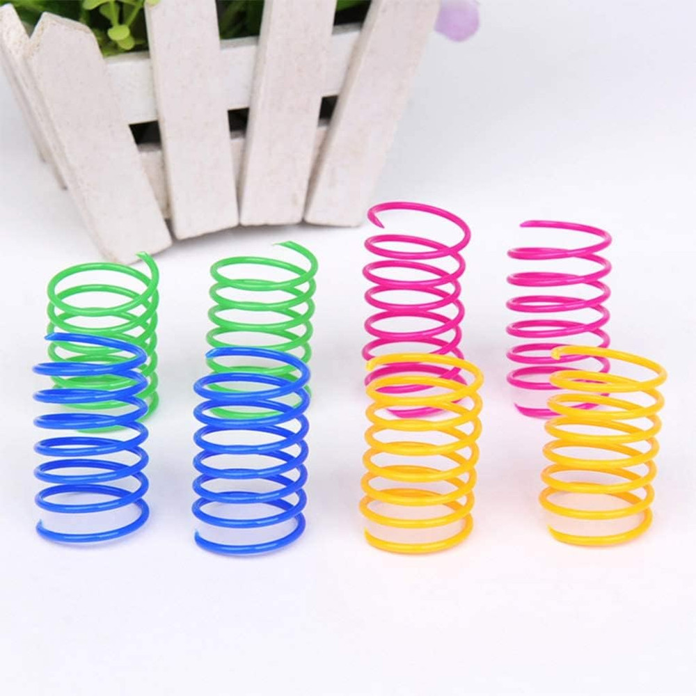 Interactive Cat Spiral Creative Spring Toy to Kill Time and Keep Fit, Sturdy and