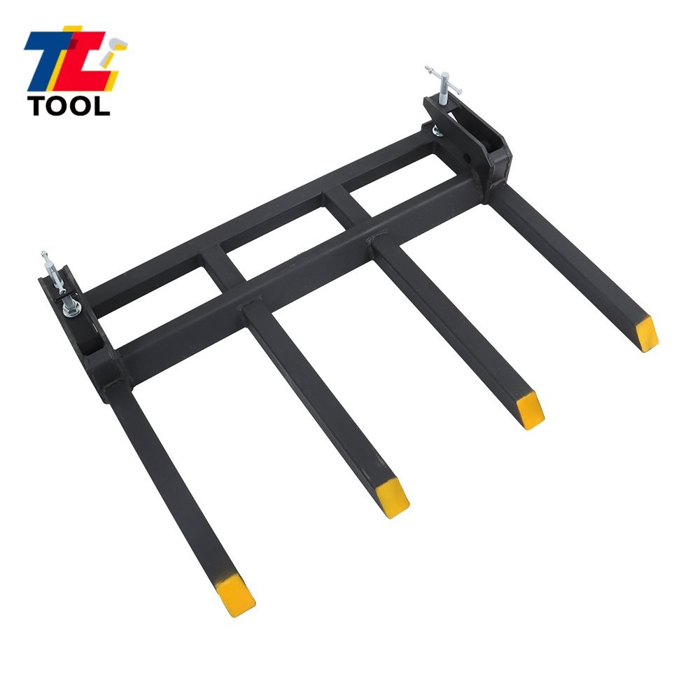 42in Clamp on Debris Fork Universal 2500lbs for Loader Bucket Skid Steer Tractor