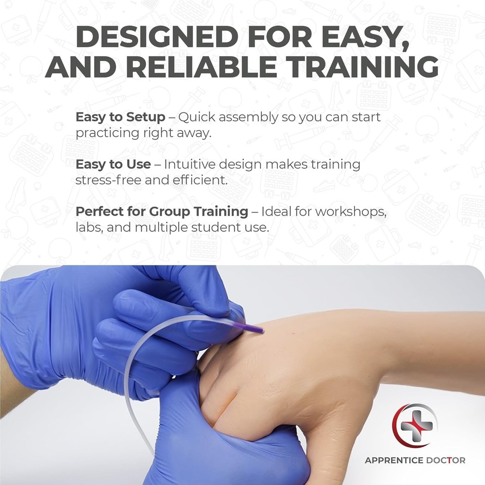 Phlebotomy Practice Kit with Realistic Simulation Arm for Medical Students