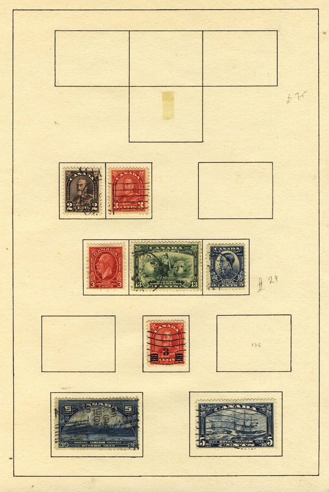 Canada 1897-1946 Used Collection 12 Scans