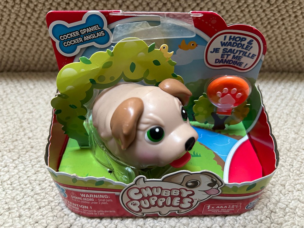 Chubby Puppies Cocker Spaniel Electronic pet dog Spin Master toy