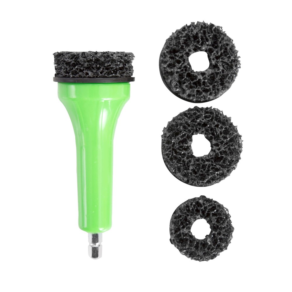 OEMTOOLS 24686 Brake Hub Resurfacing Tool with Pads, Drill Small, Green