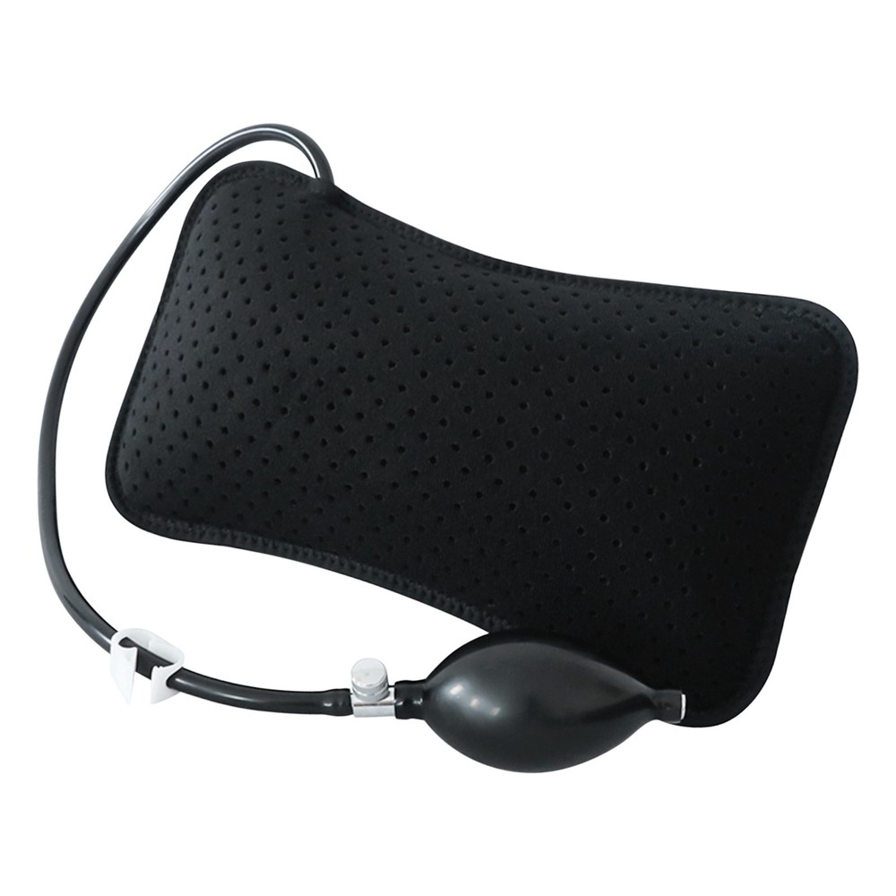 Inflatable Lumbar Support Pillow Portable Back Pillow Lumbar Cushion Adjustable
