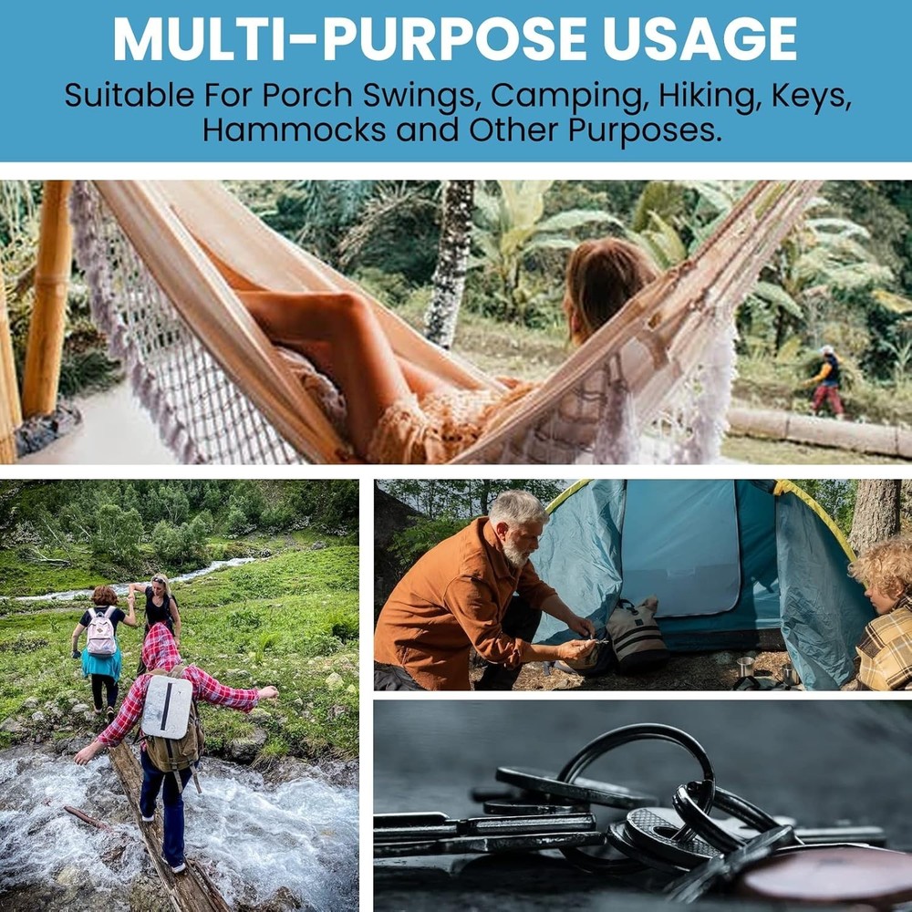 2 Pack Carabiner Clip On Compass Hiking - Compact Compass Keychain Backpacks ...