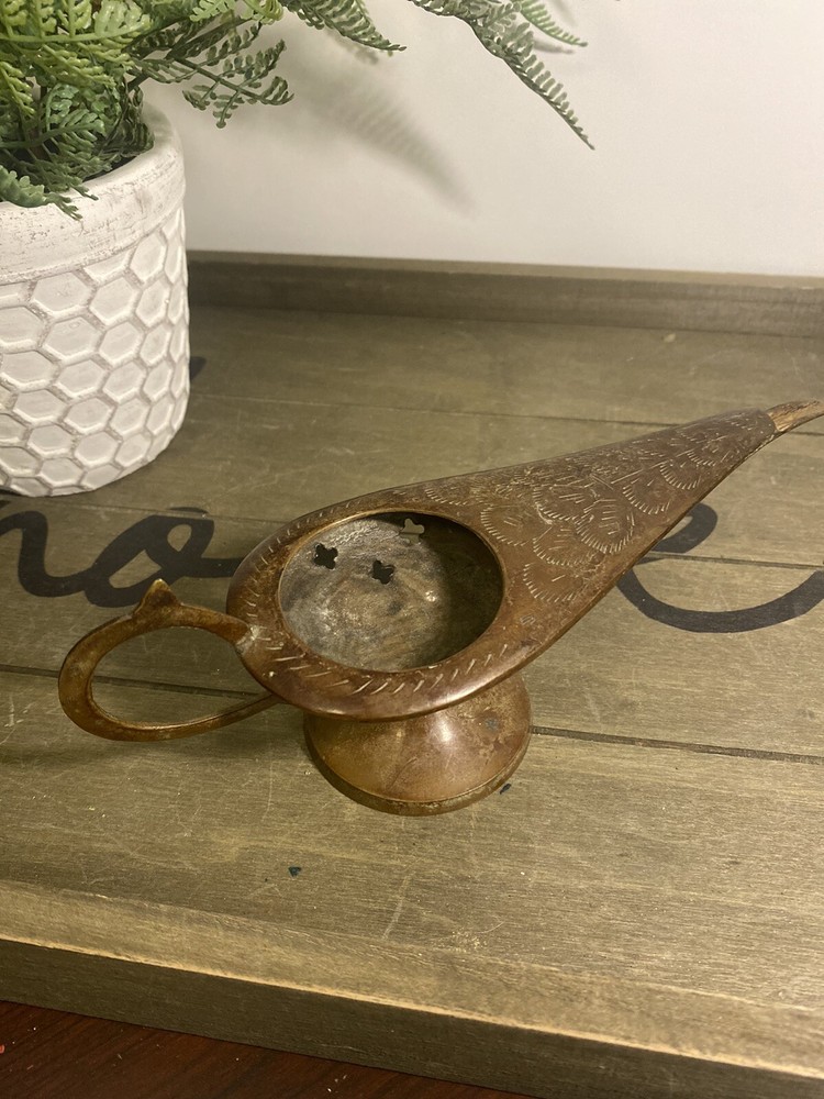 Antique Brass Incense Burner Hand Made