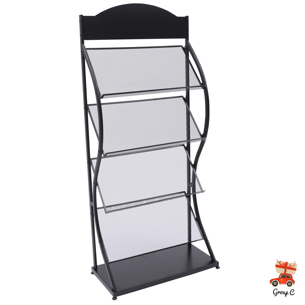 Multi-layer Book Shelf Rack | Floor Storage Display Rack USspaper Comic Display