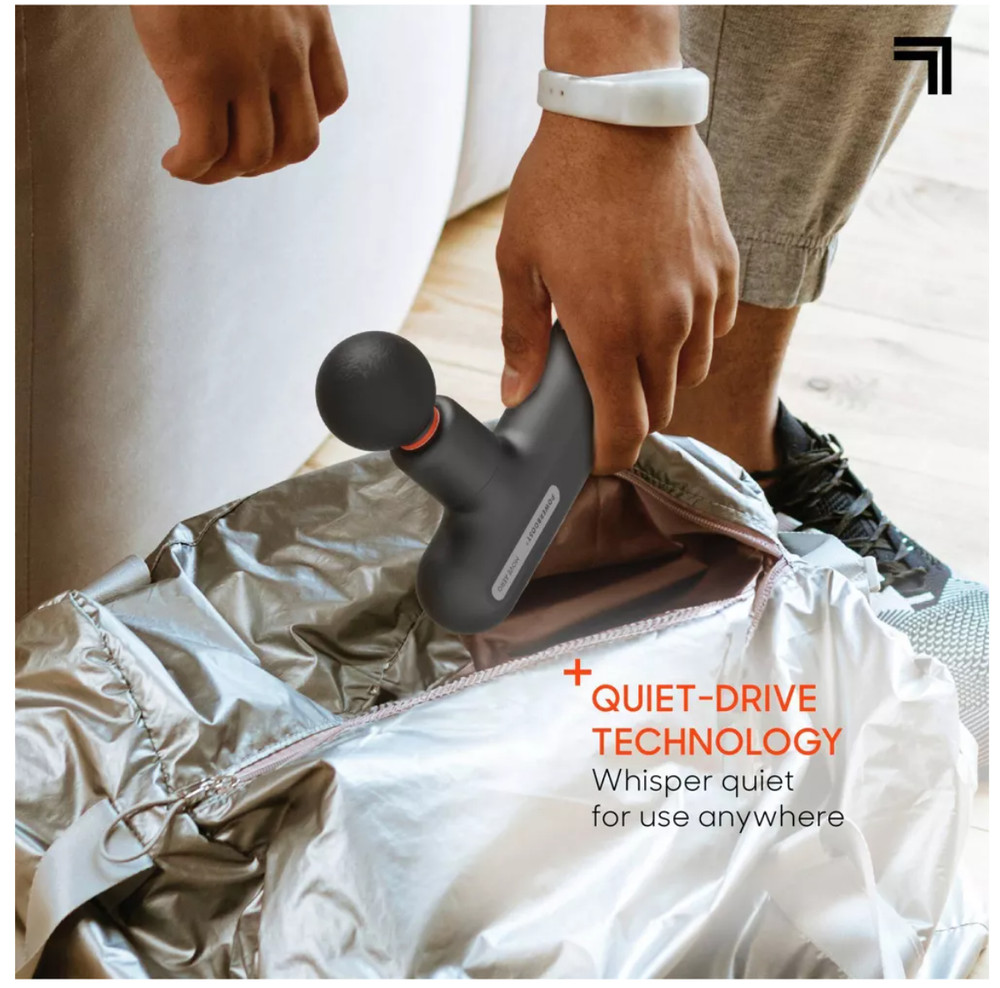 Massage Gun Sharper Image Powerboost Move 02 Percussion Massager Light Blue