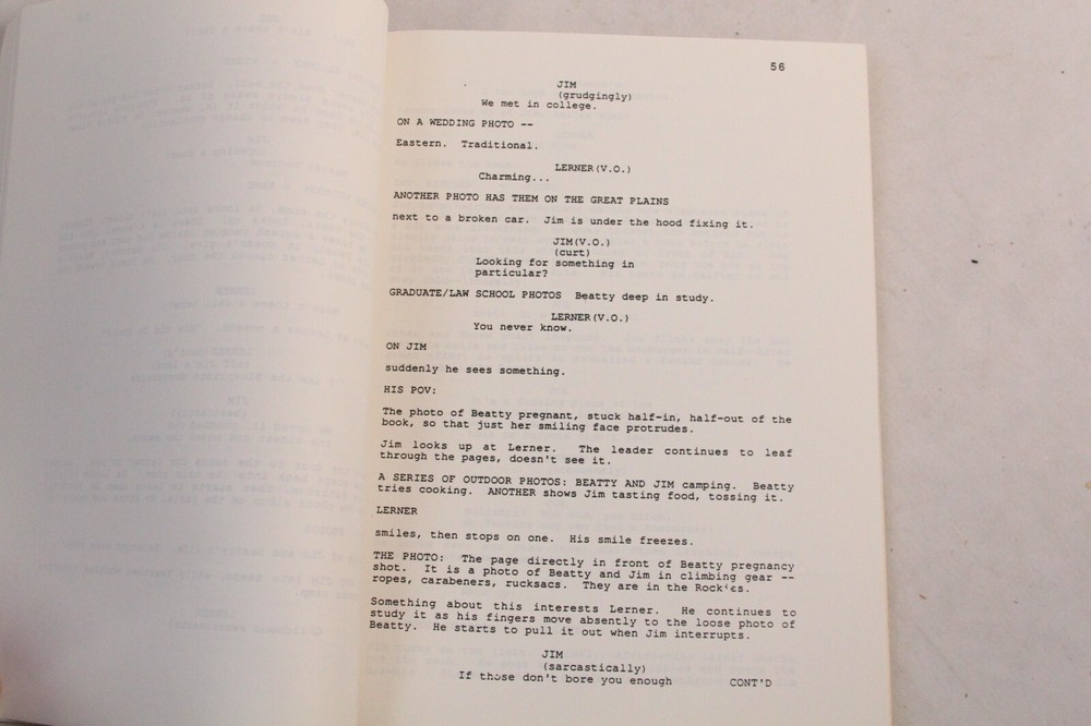 In The Night Screenplay Script Jeb Stuart 20th Century Fox Dec 16 1988