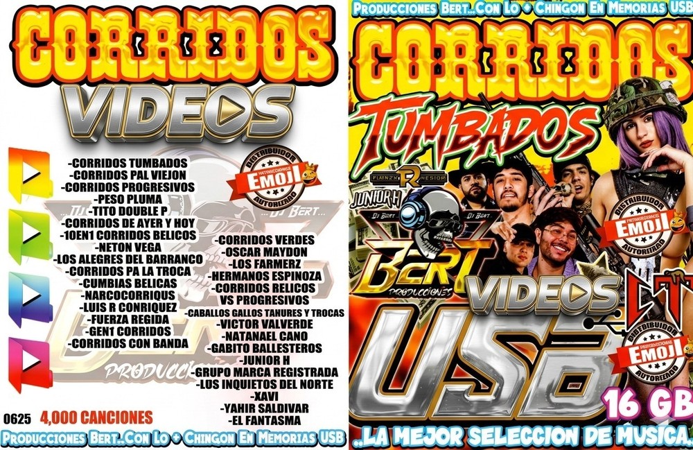 VIDEO MUSICALES MP4 EN USB