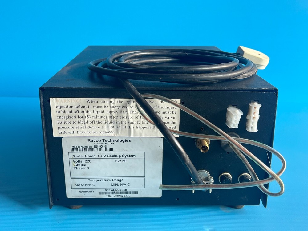 Thermo Scientific Revco CO2 Backup System Model 6593-5
