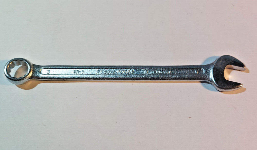 9mm Combination Spanner. Made in Germany by Kamasa