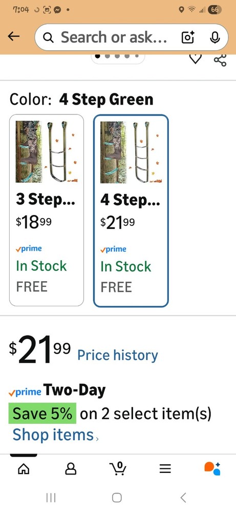 Camouflage Rope Ladder For Hunting