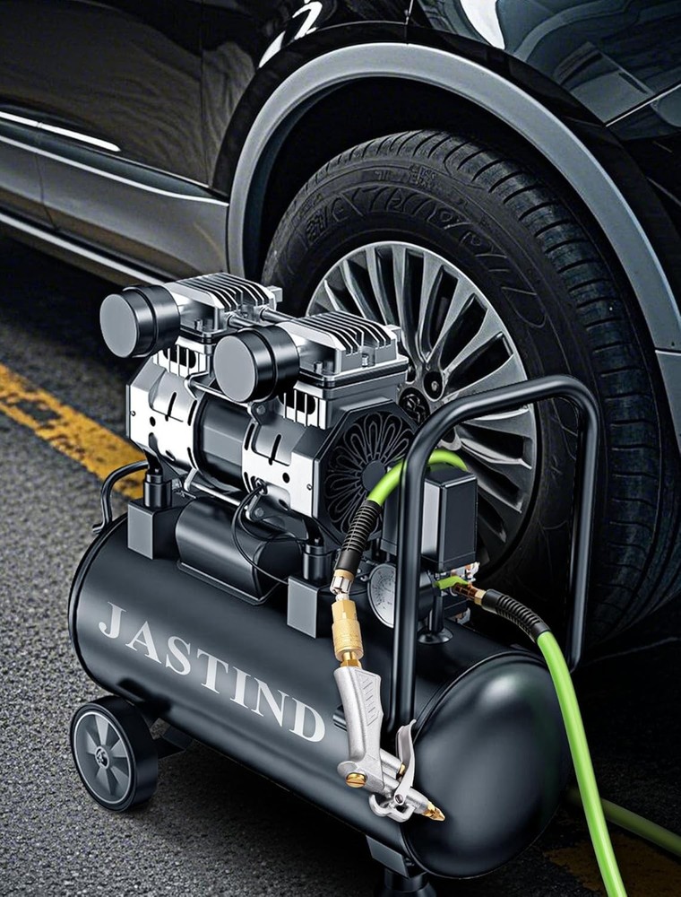 Powerful Air Blow Gun with High Volume Flow & Easy Control, Includes Extensions