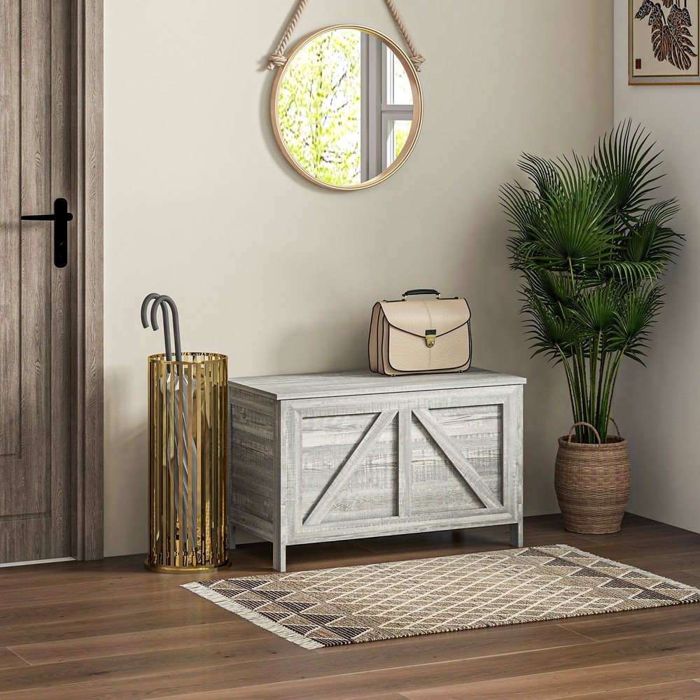 Multi-Functional Lift-Top Storage Chest for Home or Entryway